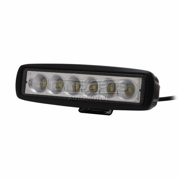 LED-arbetslampa – 18 W – 6000K – 6 LED – 1350 LM – 160 mm