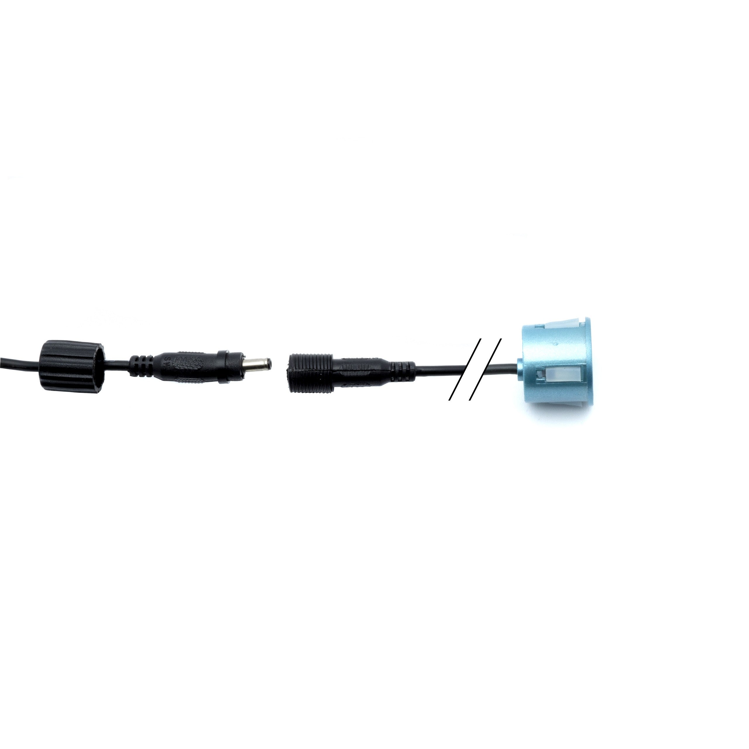 Parkeringssensor med display – Cyan – ultraljudssensor – 4 sensorer – 4x 2,5 m