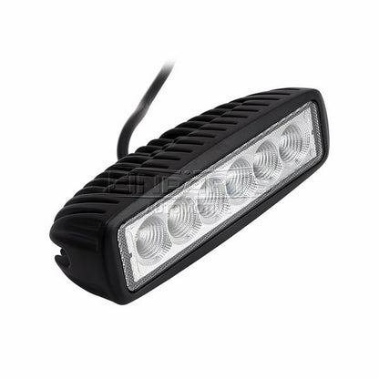 LED-arbetslampa – 18 W – 6000K – 6 LED – 1350 LM – 160 mm