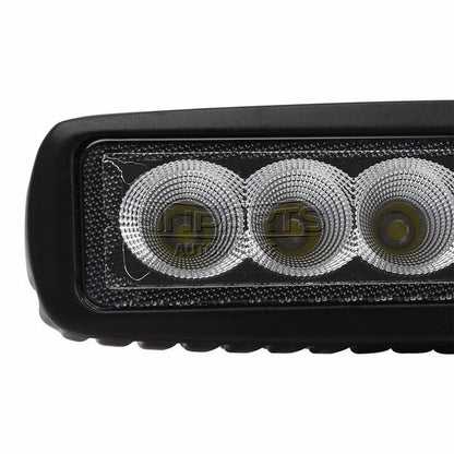 LED-arbetslampa – 18 W – 6000K – 6 LED – 1350 LM – 160 mm