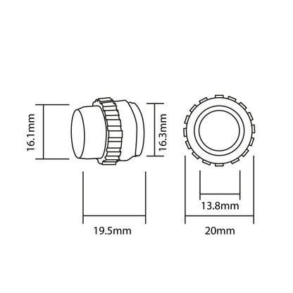 Parkeringssensor med summer – Svart – ultraljudssensor – 4 sensorer – 4x 2,5 m