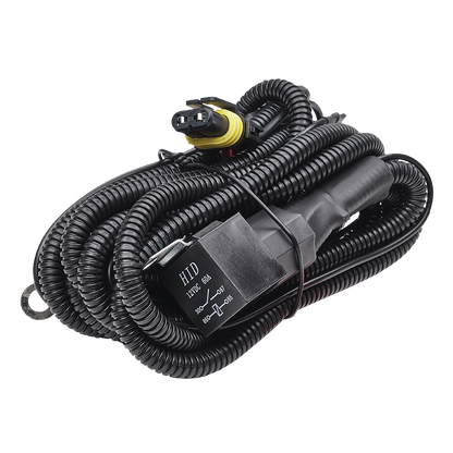 Reläkabelsats 1st Extraljus 12V – 9006 – produktbild framifrån | Xenonkungen