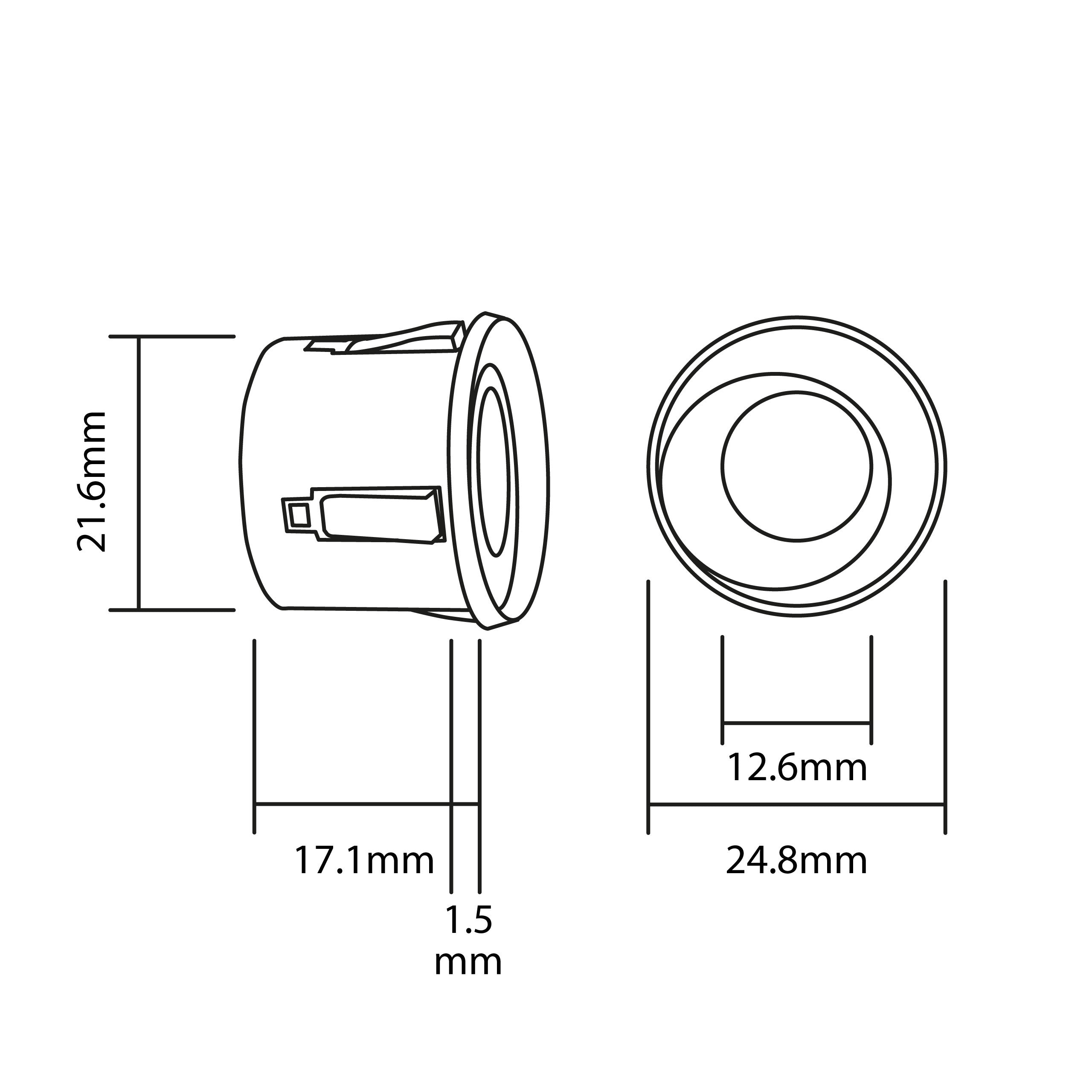 Parkeringssensor med display – Silver – ultraljudssensor – 4 sensorer – 4x 2,5 m