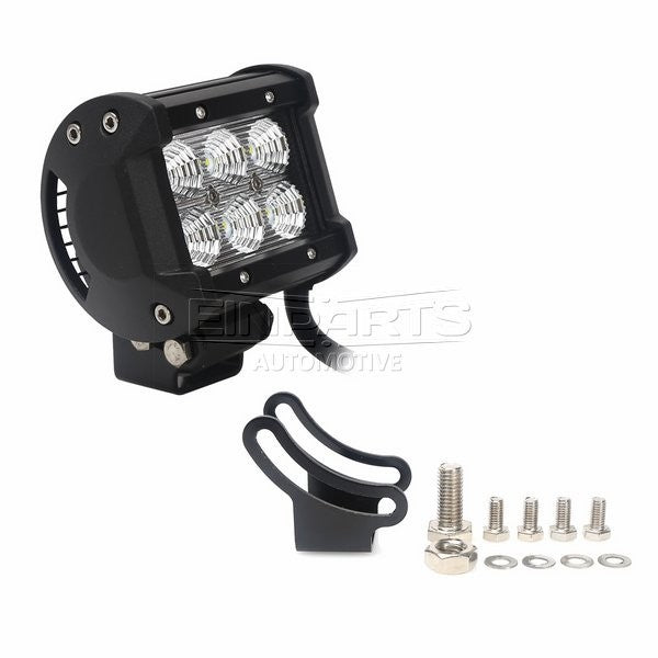 LED-arbetslampa – 18 W – 4300K – 6 LED – 1350 LM – 96 mm