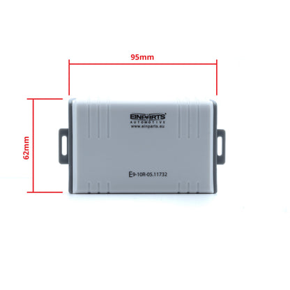Parkeringssensor med display – Askgrå – ultraljudssensor – 4 sensorer – 4x 2,5 m