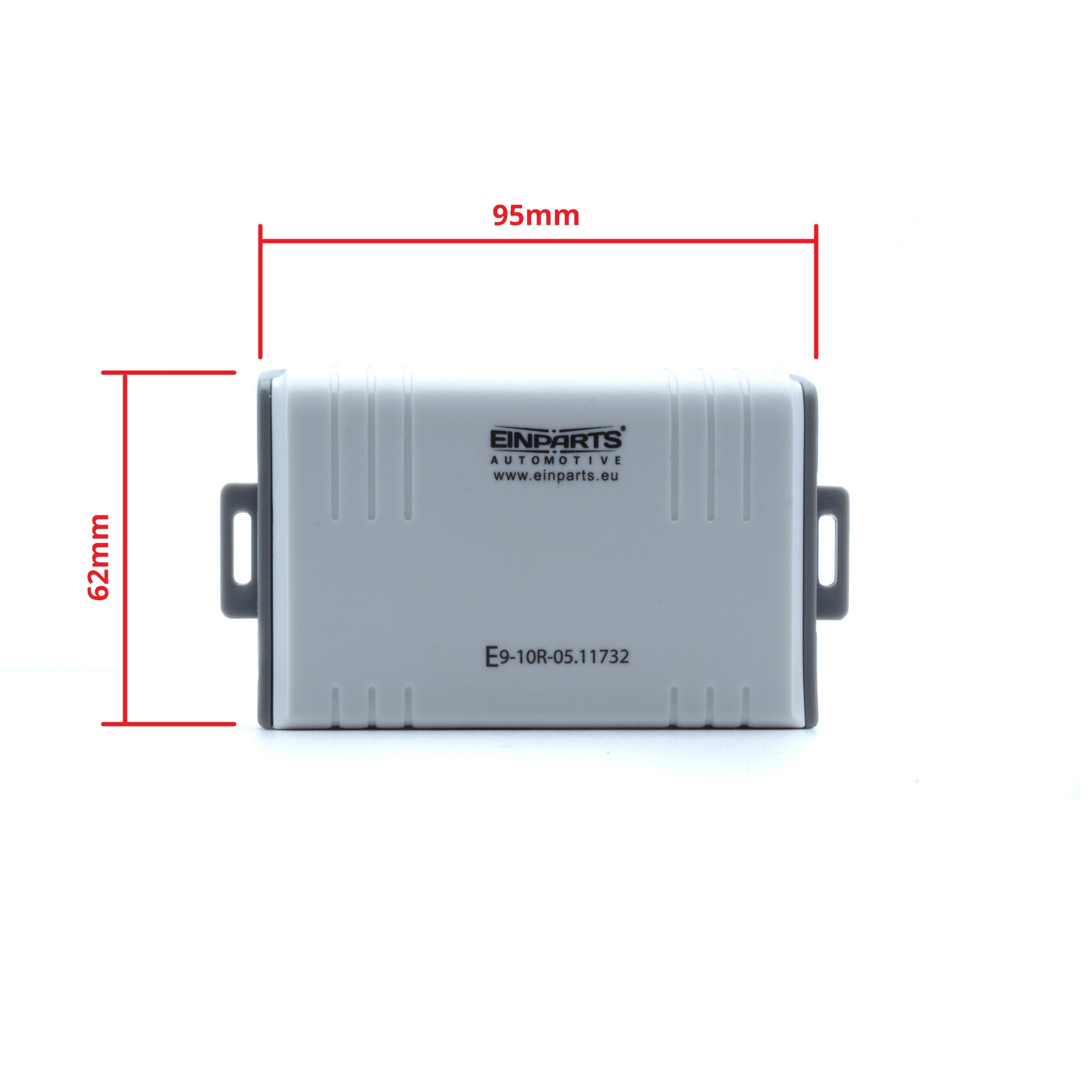 Parkeringssensor med display – Pärlvit – ultraljudssensor – 4 sensorer