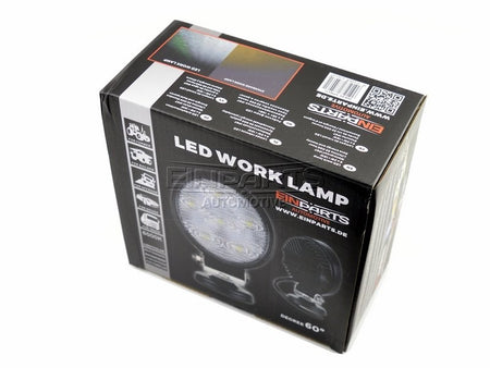 LED-arbetslampa – 18 W – 6000K – 6 LED – 1350 LM – 115 mm