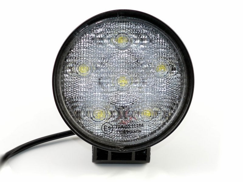 LED-arbetslampa – 18 W – 6000K – 6 LED – 1350 LM – 115 mm