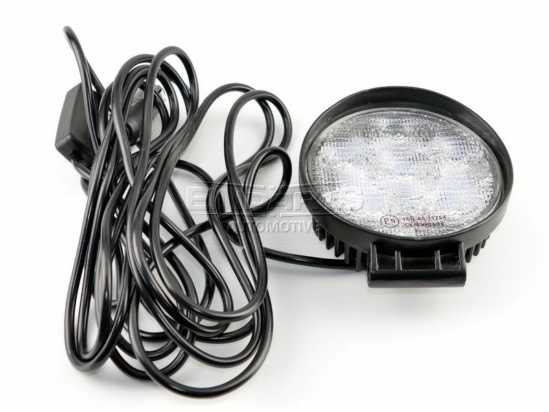 LED-arbetslampa – 18 W – 6000K – 6 LED – 1350 LM – 115 mm