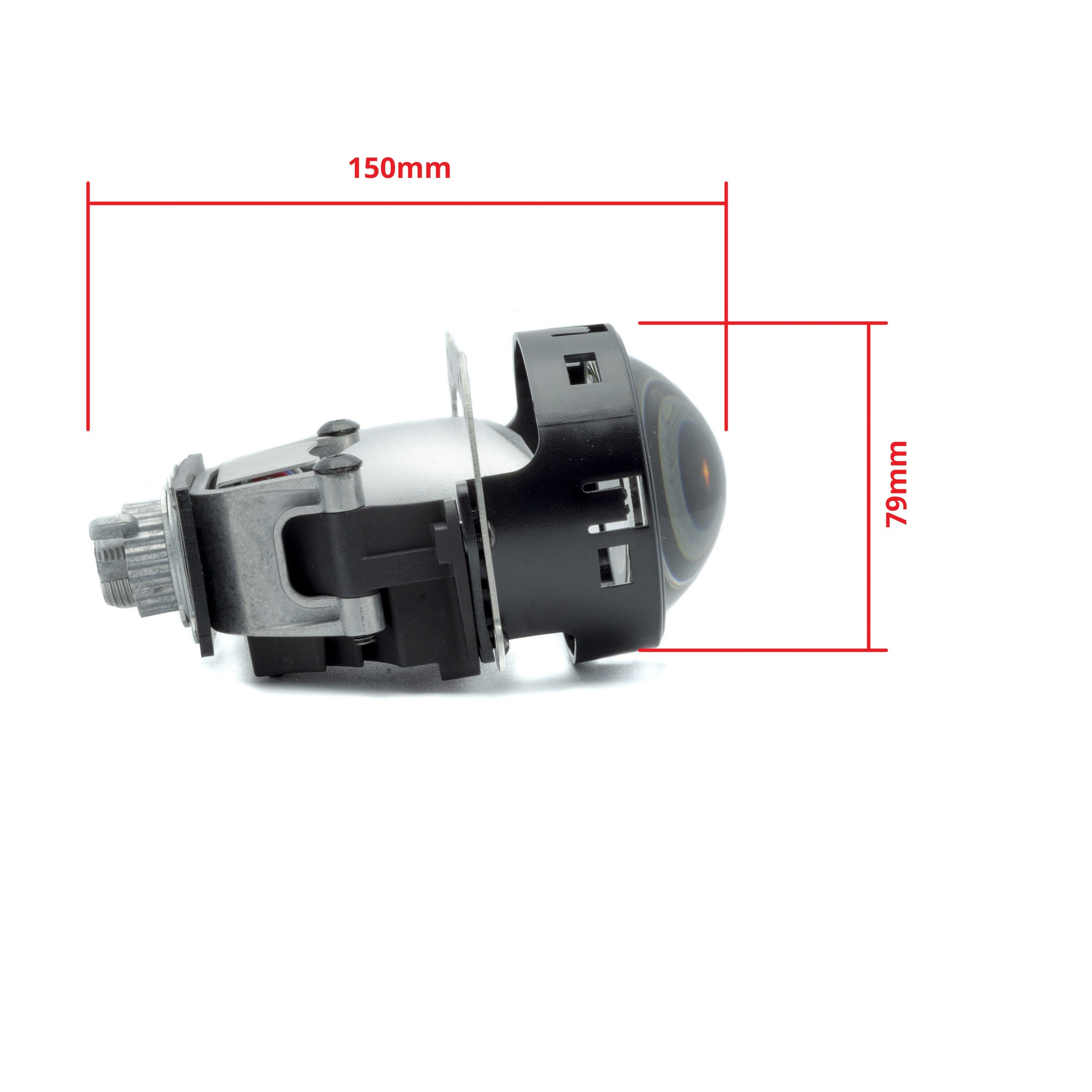 LED-projektorlins för strålkastare Alfa Romeo 146/147 m.fl. – 3" mm/ 150 mm