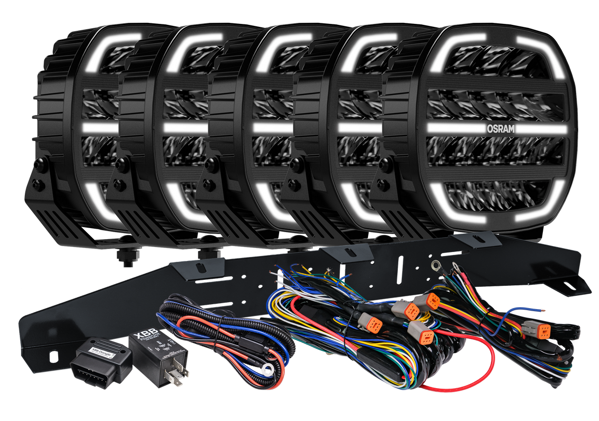 produktbild framifrån visande Osram LEDriving CUBE MX230 – CB 9" RAD5 – OSRAM