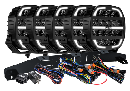 produktbild framifrån visande Osram LEDriving CUBE MX230 – CB 9" RAD5 – OSRAM