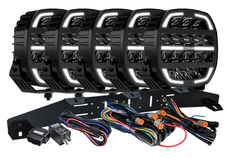 produktbild framifrån visande Osram LEDriving CUBE MX230 – CB 9" RAD5 – OSRAM