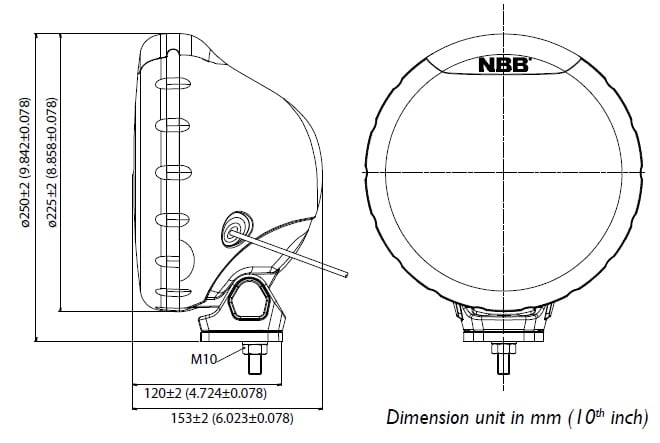 NBB Orginal Xenon 12V 225 HID 35W Driving Beam E – 20 – närbild detaljer | NBB