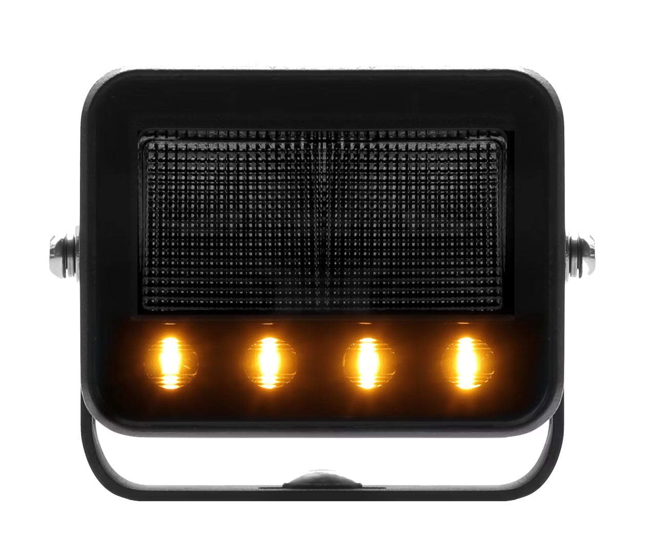 produktbillede forfra, der viser arbejdslys Razor Worker 40 Flash flash lys IP69K – Baglys – Carlevel