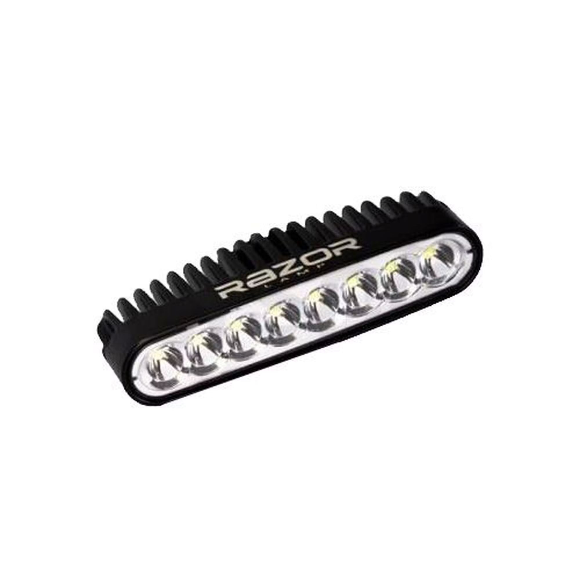 produktbillede forfra viser arbejdslys/baglys LED Razor Slimline 40W V2 – Razor Sverige