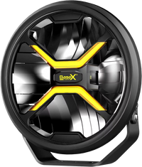 BaseX 9" LED ekstralys 120 W med hvid/orange positionslys - produktbillede