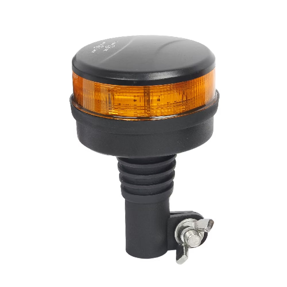 Lommelygte Beacon Mini LED 12-24V - Stangmontering, orange - produktbillede