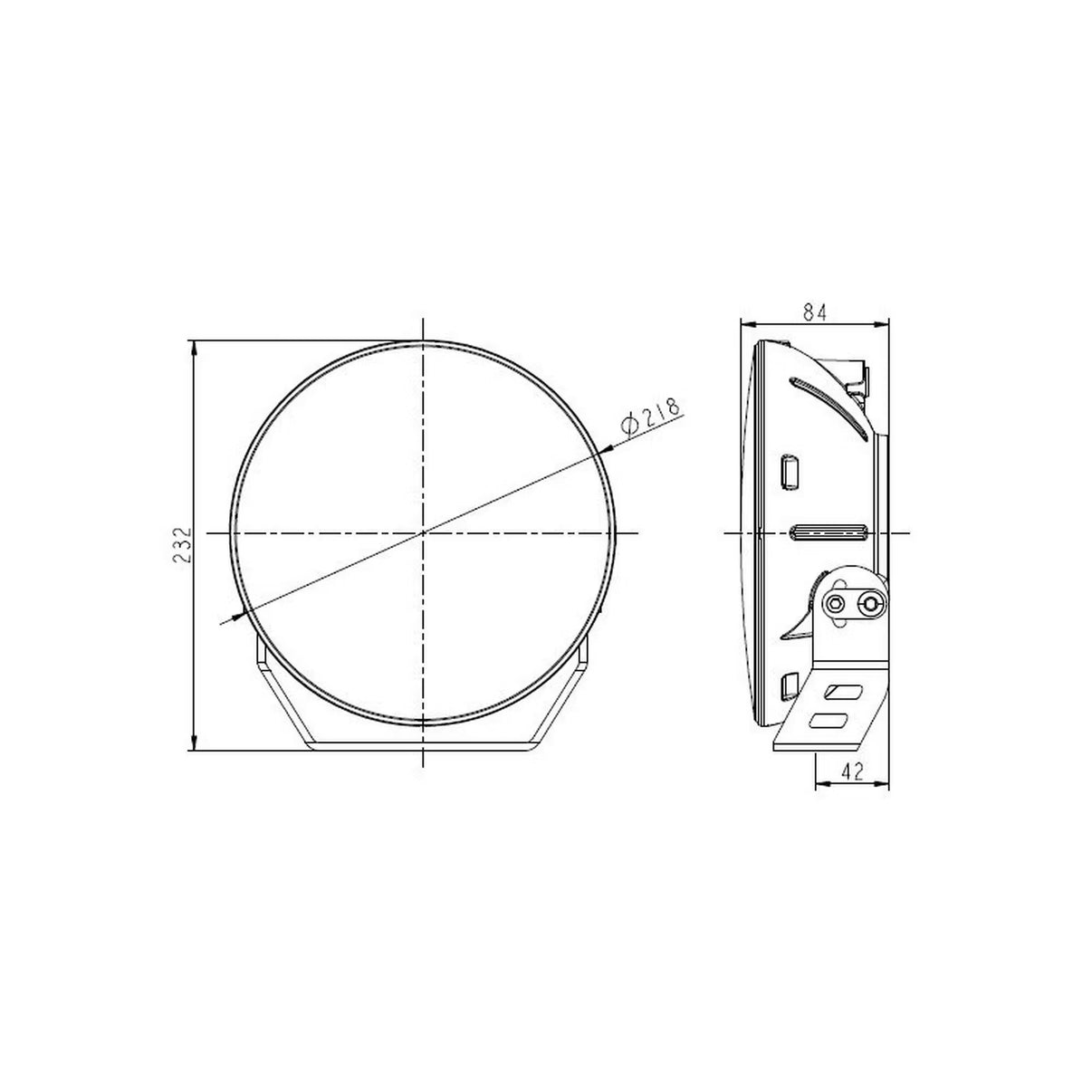 Extraljuspaket 3 st Razor Viggen 9" – med fäste och kablage – bild 8