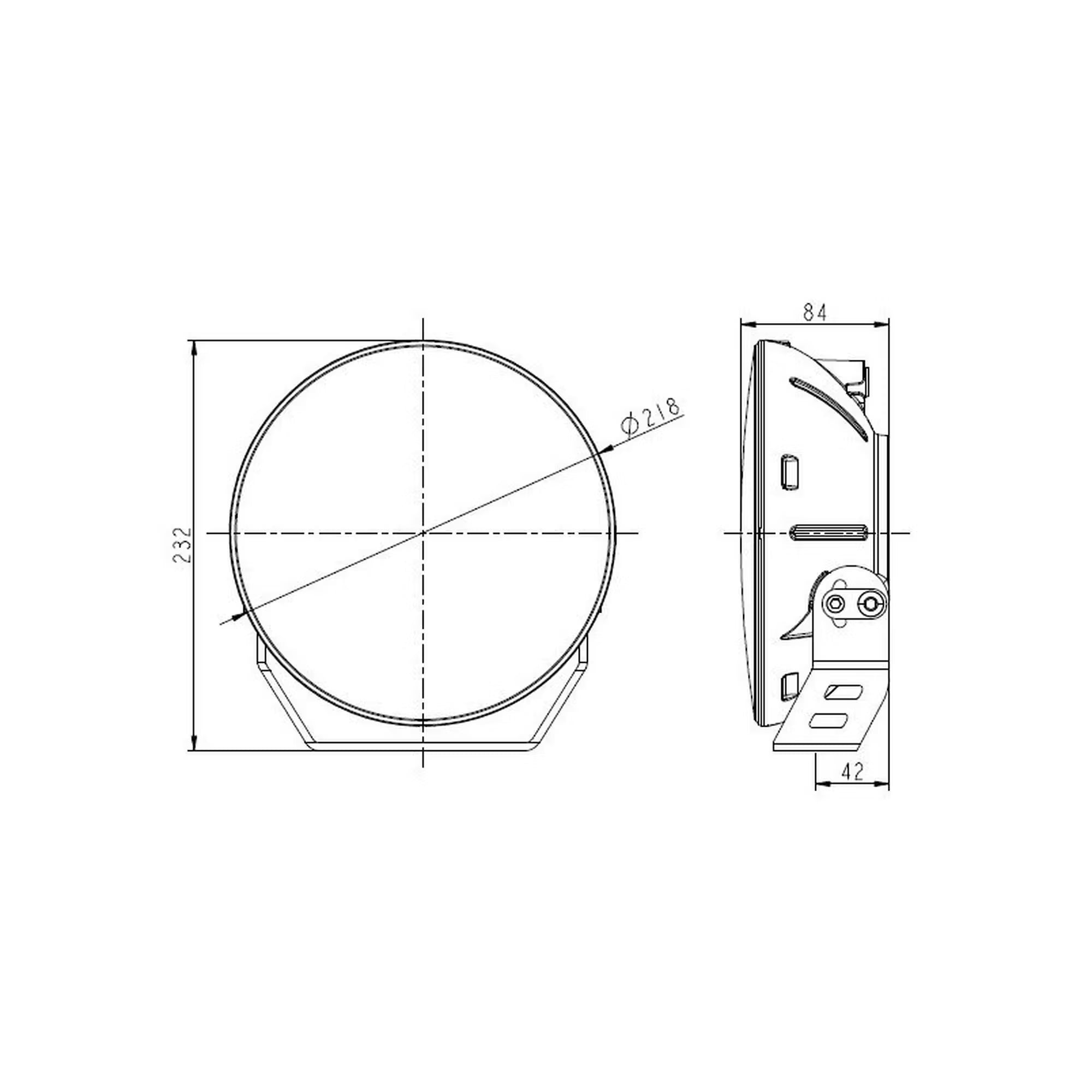 Extraljuspaket 3 st Razor Viggen 9" – med fäste och kablage – bild 8