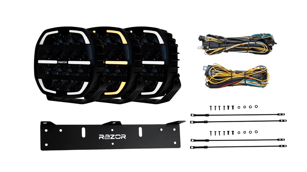 Ekstra let pakke 3× Razor Dragon 9″ - produktbillede