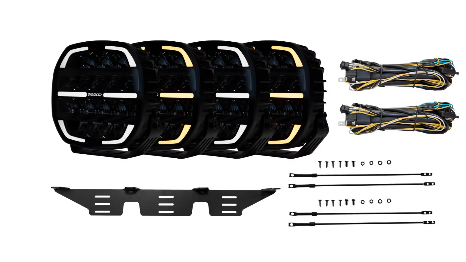 Ekstra let pakke 4× Razor Dragon 9″ - produktbillede