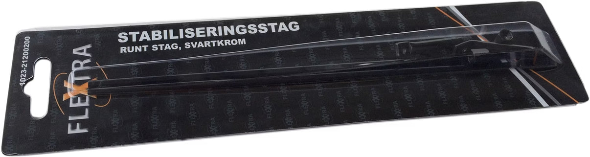 Ekstra lette stænger Rund Sort - 2-pak, 280 mm