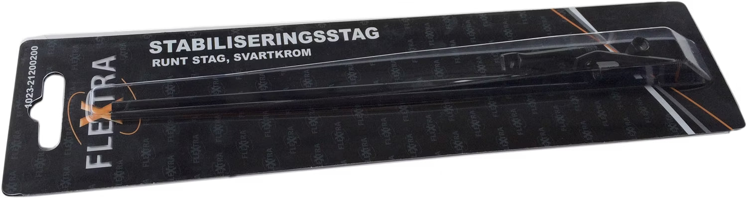 Ekstra lette stænger Rund Sort - 2-pak, 280 mm