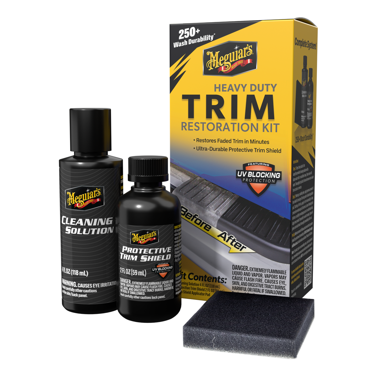 Meguiar's Heavy Duty Trim Restoration Kit - Produktbillede forfra | Meguiars