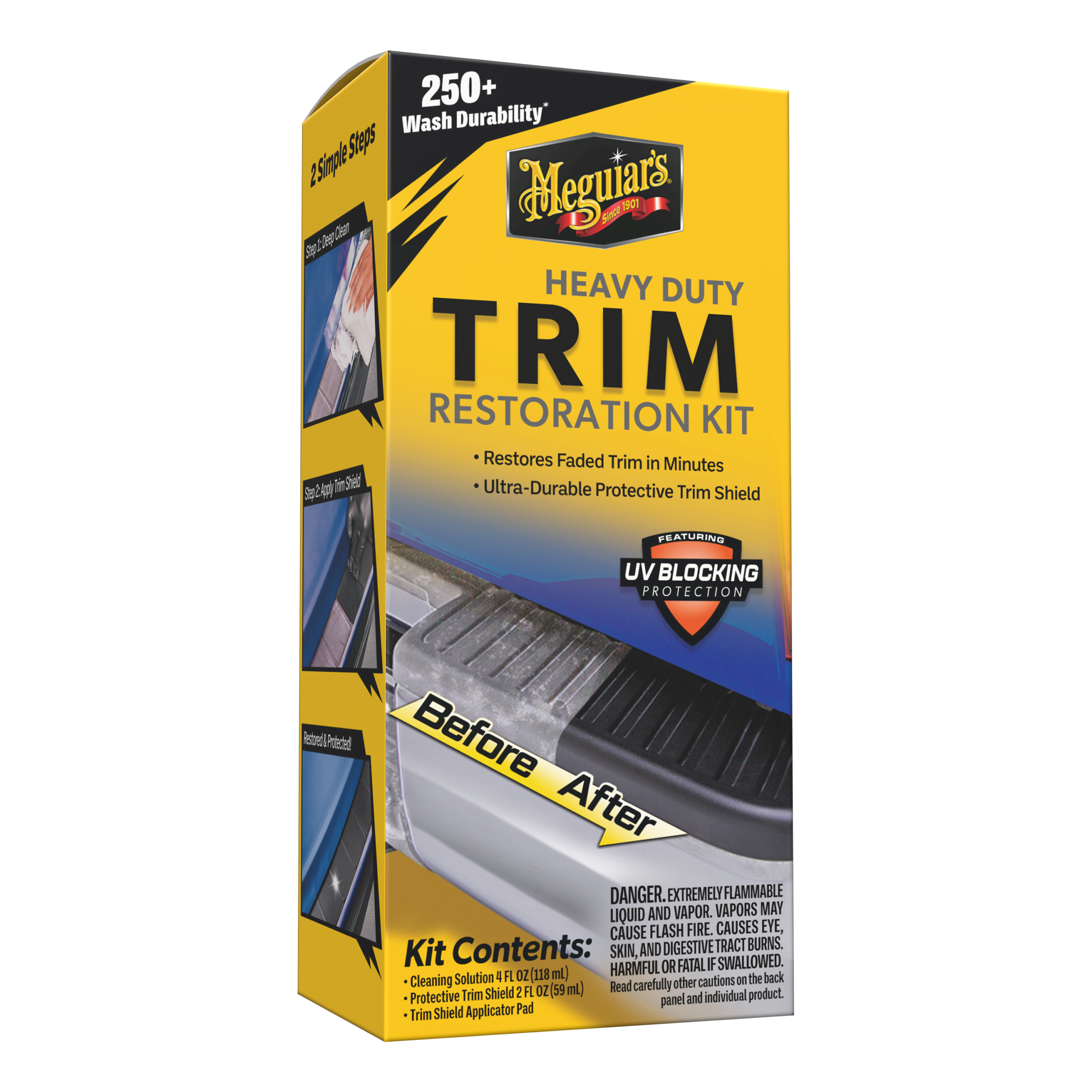 Meguiar's Heavy Duty Trim Restoration Kit - nærbillede detaljer | Meguiars