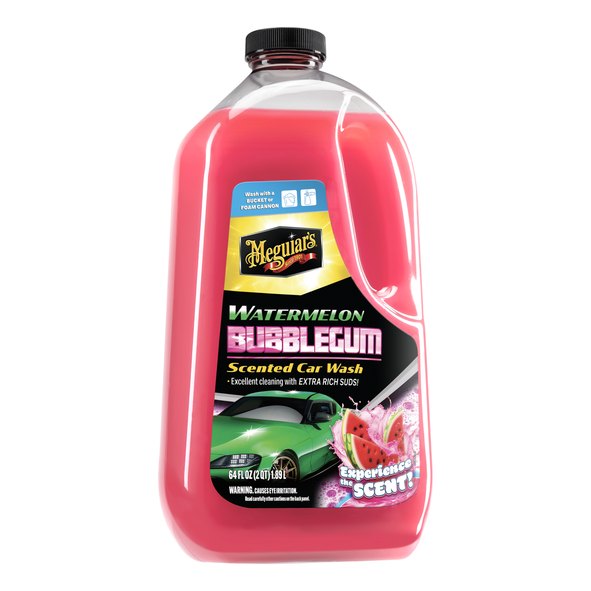 Meguiar's Watermelon Bubblegum Scented Car Wash - Produktbillede forfra | Meguiars