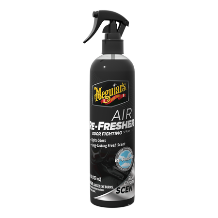 Meguiar's Air Re – Fresher Odor Fighting Spray – Sort krom – Produktbillede set forfra | Meguiars