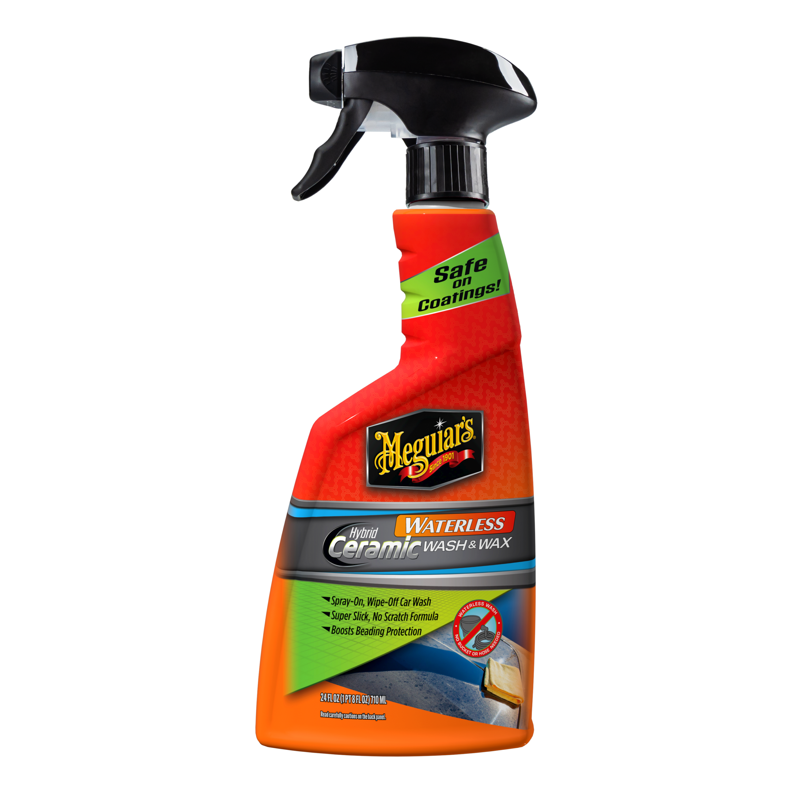 Meguiar's Hybrid Ceramic Waterless Wash & Wax - Produktbillede set forfra | Meguiars