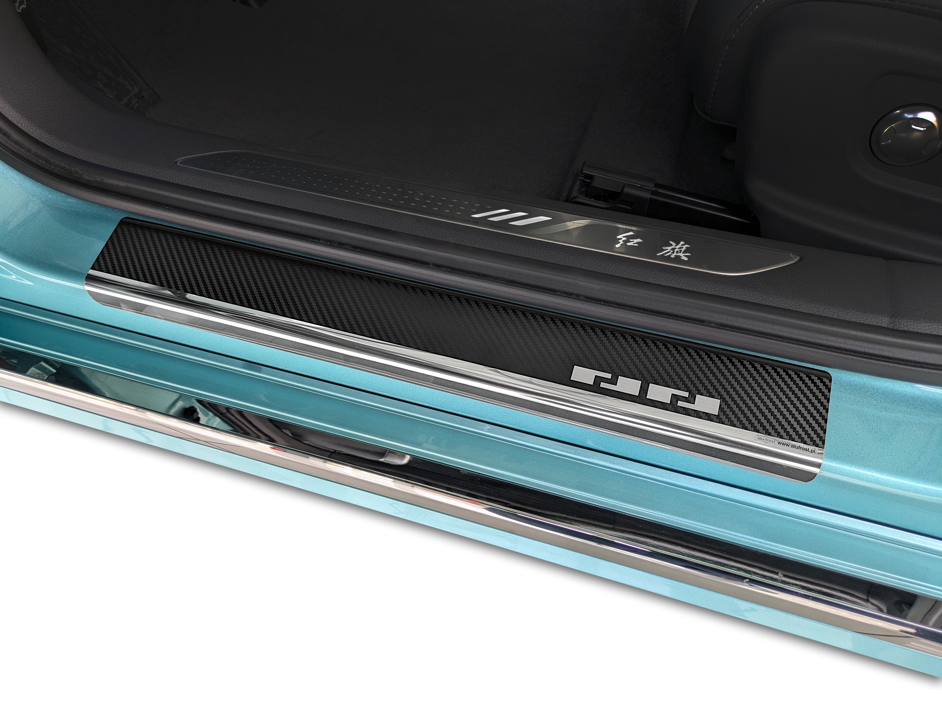Tröskelskydd Hongqi H6 2025+ – kolfiber-look