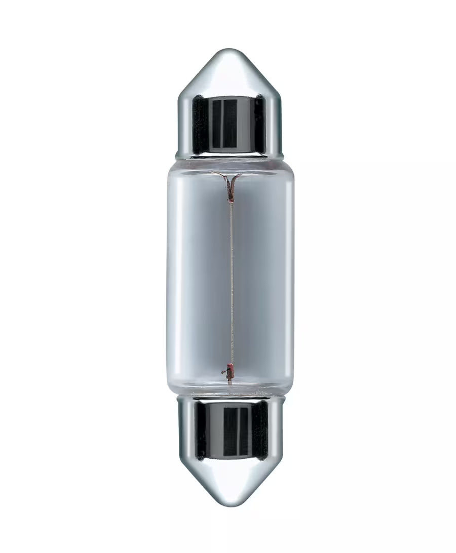 OSRAM ORIGINAL FESTOON – 10w – 12V – närbild detaljer | OSRAM