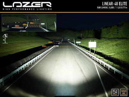 LED rampe Linear 48 Elite - 128 cm, 34.800lm, E-godkendt, lav profil - billede 9