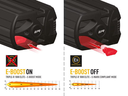 LED rampe Triple-R 1000 Elite Gen2 - E-Boost 10 136lm - brug