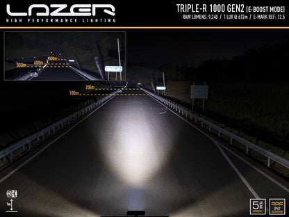 LED-rampe Triple-R 1000 Gen2 Hvid - Blitzlys & E-Boost - alternativ udsigt