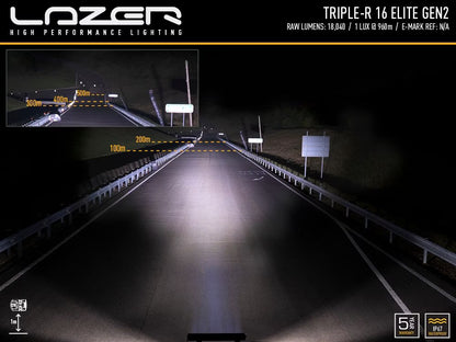 LED-rampe Triple-R 16 Elite Gen2 - 18.040 lm & 960 m rækkevidde - alternativ visning