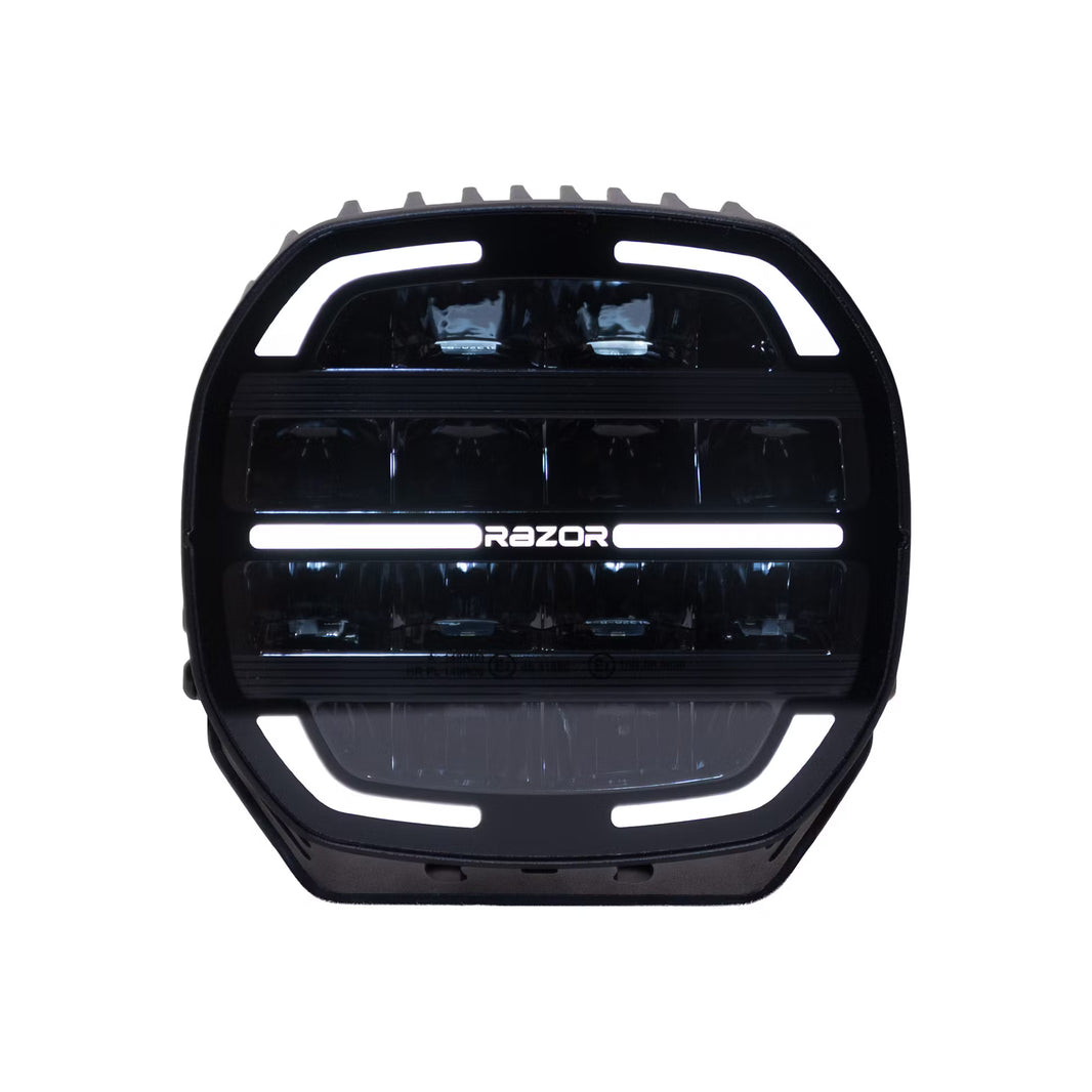 LED Ekstra lys Razor Dragon 7" 130W - Combo Beam, E-mærket & Positionslys - produktbillede
