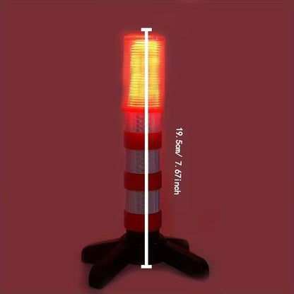 LED advarselslys 2-pak - Magnetisk montering, opbevaringsboks, bil/båd/lastbil - brug