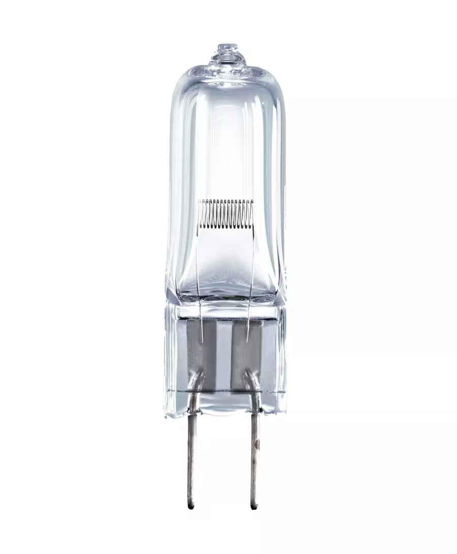 OSRAM halogenlampa – G6,35 – 24V/250W – närbild detaljer | OSRAM