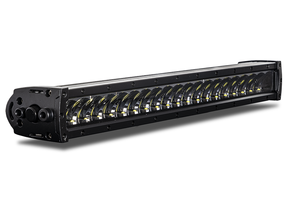 sidebillede, der viser profil og design af LUXTAR X20 Black Edition 200W 57cm kåret som bedste LED - Rampen - LUXTAR