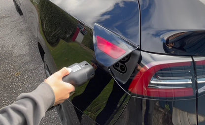 Ladekabel Type 2 til Type 2 11/22 kW 400 V 16/32A 3-faset med Tesla-knap Evconnect - emballage og indhold | Evconnect