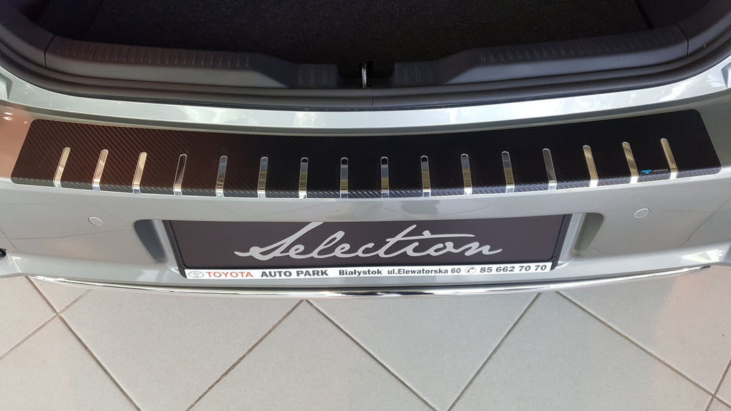 Belastningsbeskyttelse stål/kulfiber Toyota Auris II FL Kombi 2015–2019 - Carlevel - 