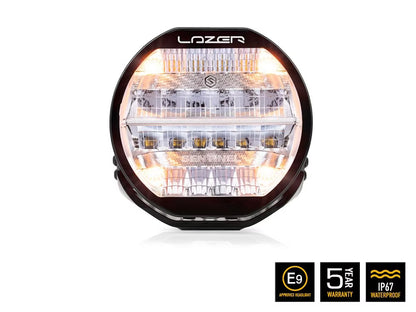 LED Ekstra lys Sentinel 9" Krom med E-Boost 87W - nærbillede