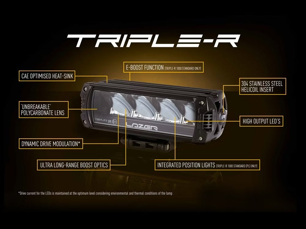 Grillsæt ekstra let Grillsæt Lazer Triple-R 750 Gen2 - Passer til Toyota Hilux 2017-2020 - detailbillede