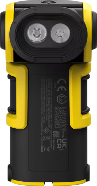 Ledlenser EXC6R EX lampe – produkt set fra siden | LED LINSER