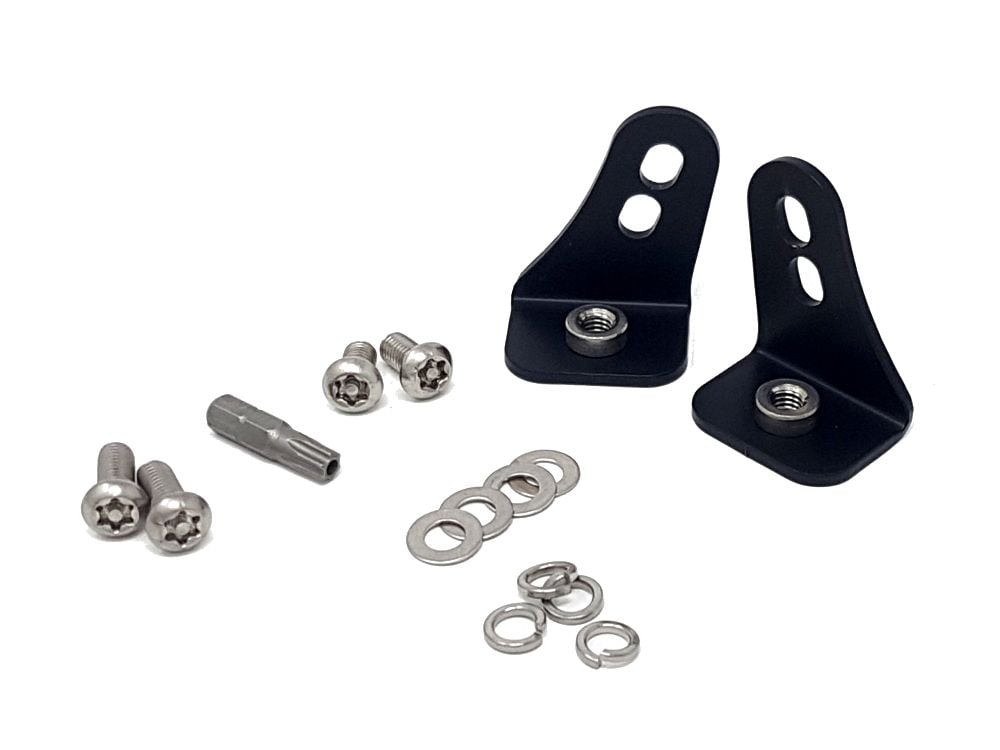 Lazer sidomonteringskit stöldskydd Linear (Rostfritt stål) – produktbild framifrån | Lazer