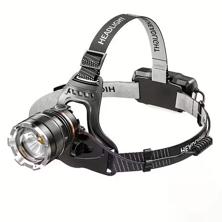 Forlygte USB genopladelig – Zoombar LED med sensor og 1200mAh batteri
